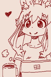 ちかごろのらくがき1
やる気のないうさぎ 