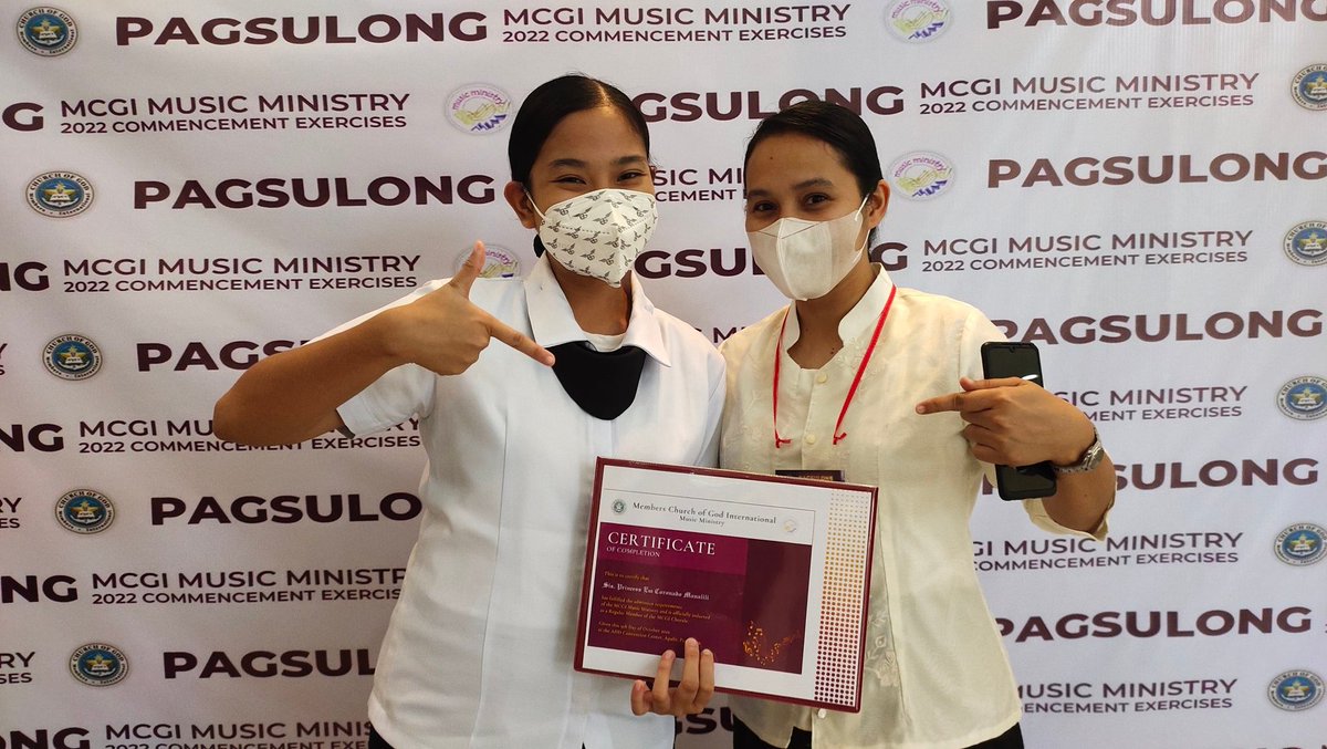AsahelArga14's tweet photo. Congrats Dearsπ€π€π€π€
#MCGIMusicMinistry
#Pagsulong2022 https://t.co/db0KRU35ah