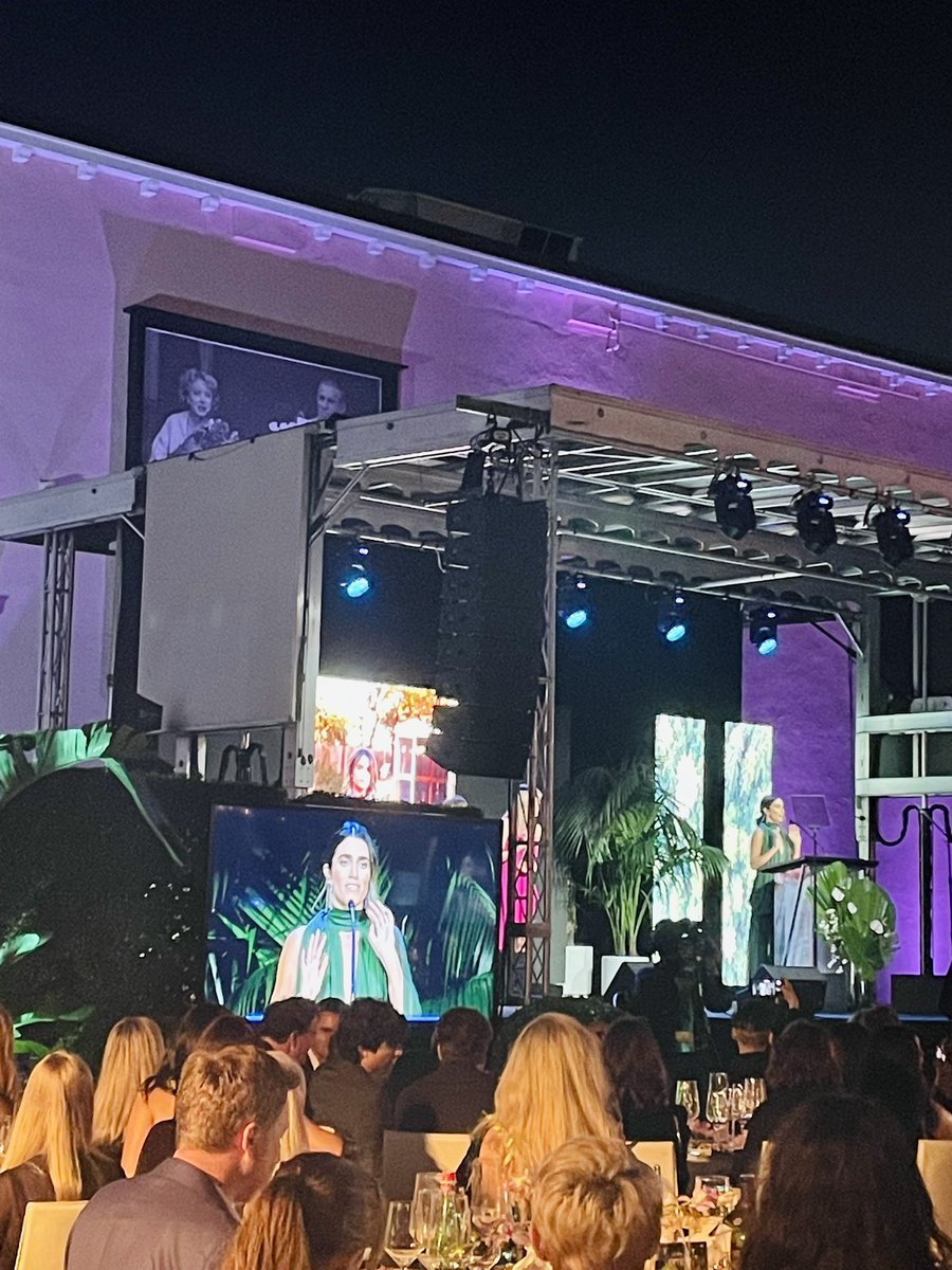 green4EMA's tweet photo. "There is nothing better than showing our kids that there is a plan, that we can commit to something, that we can do it.” 

—- EMA Board Member and Honoree  @NikkiReed_I_Am #EMAAwards https://t.co/NgcuivXpcV