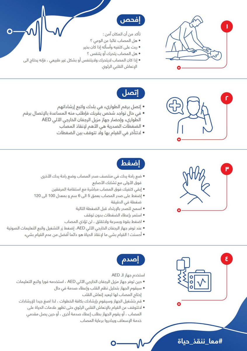 Odea2015Odea's tweet photo. #صباح_الخير #خلك_قريب #رسالة_اليوم #الإنعاش_القلبي_الرئوي #CPR  #الجمعية_الطبية_العمانية #الرابطة_العمانية_للإنعاش_القلبي_الرئوي 
https://t.co/HHSEDLHpd5                                                      شاركوا في "موجة النبض العربي" ل��وعية المجتمع على مهارات الإنعاش القلبي https://t.co/Fl9GBhICJc