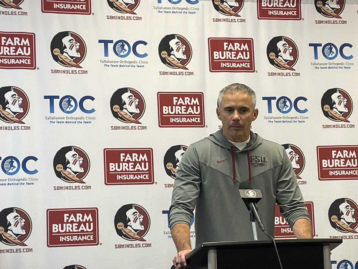 CarterKarels's tweet photo. A shell-shocked Mike Norvell: “That outcome is 100% on me.” https://t.co/M70GyQcmiq