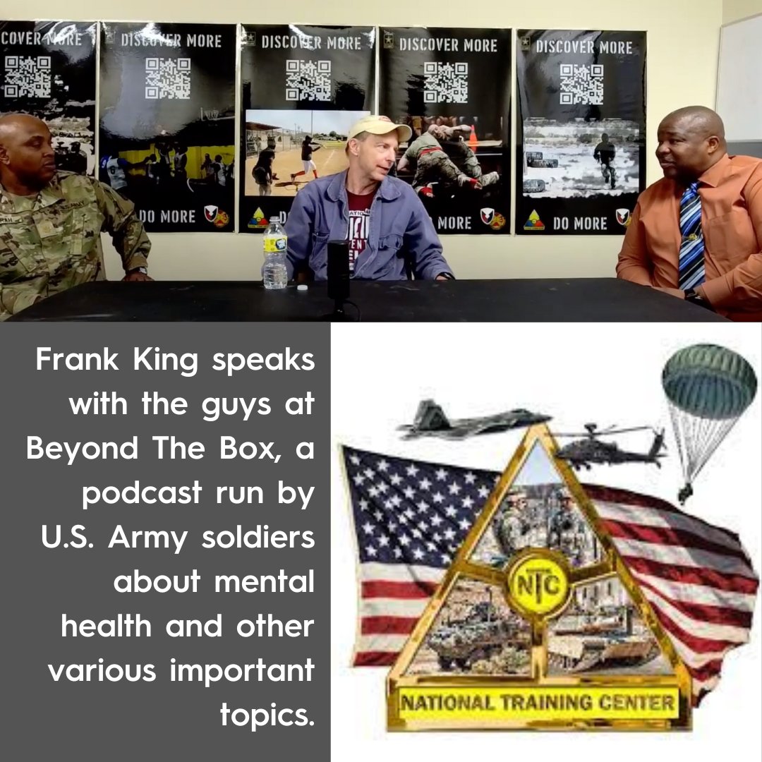 "Every week our team takes a deep dive of issues that affect us at the National Training Center Fort Irwin. Today's special episode features Mental Health Comedian Frank King who recently spoke at the NTC." Check it out at youtube.com/watch?v=TIwsHB…
