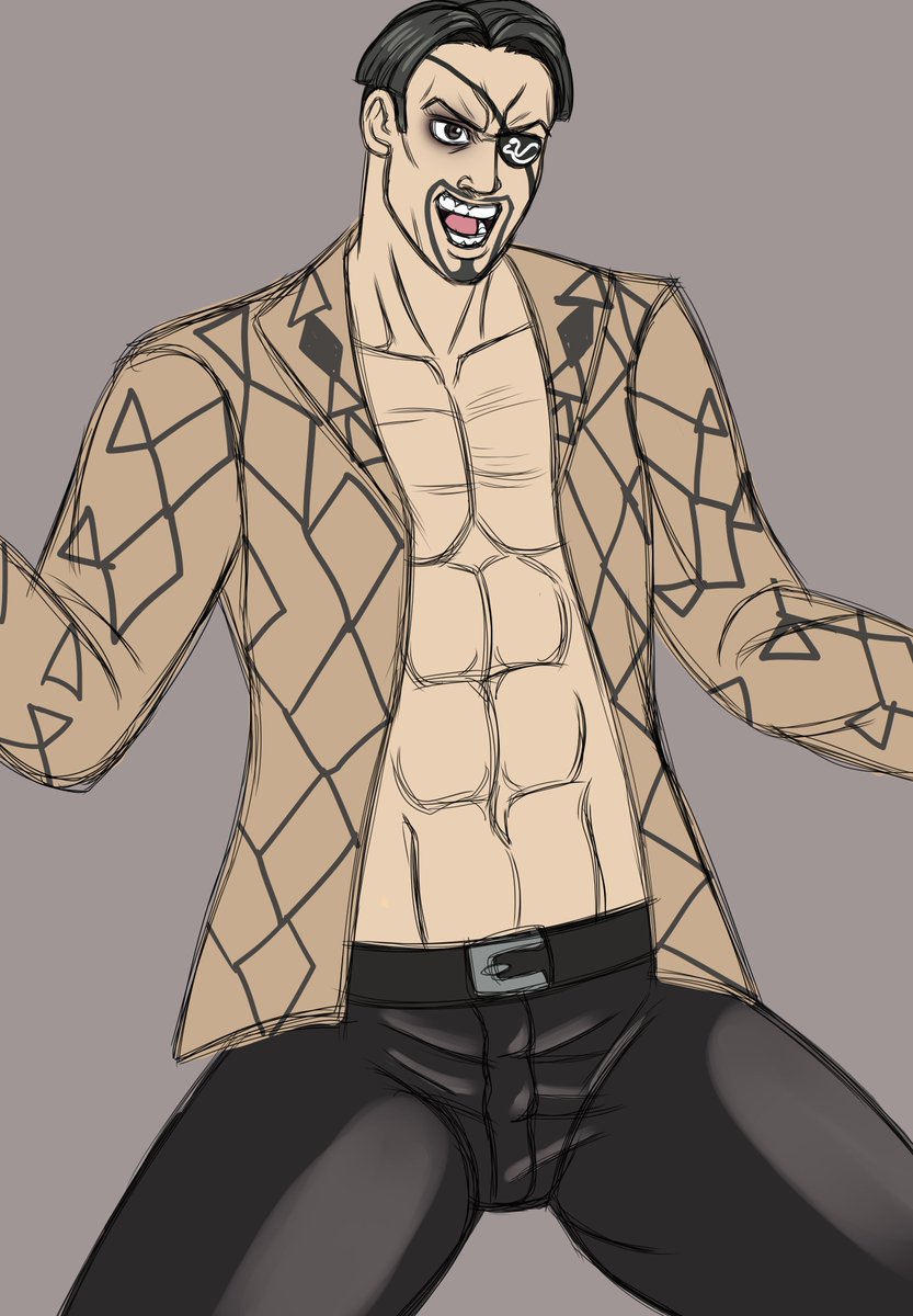Teegaken's tweet photo. Goro Majima

#Yakuza #myart https://t.co/GIxFWBhXeY