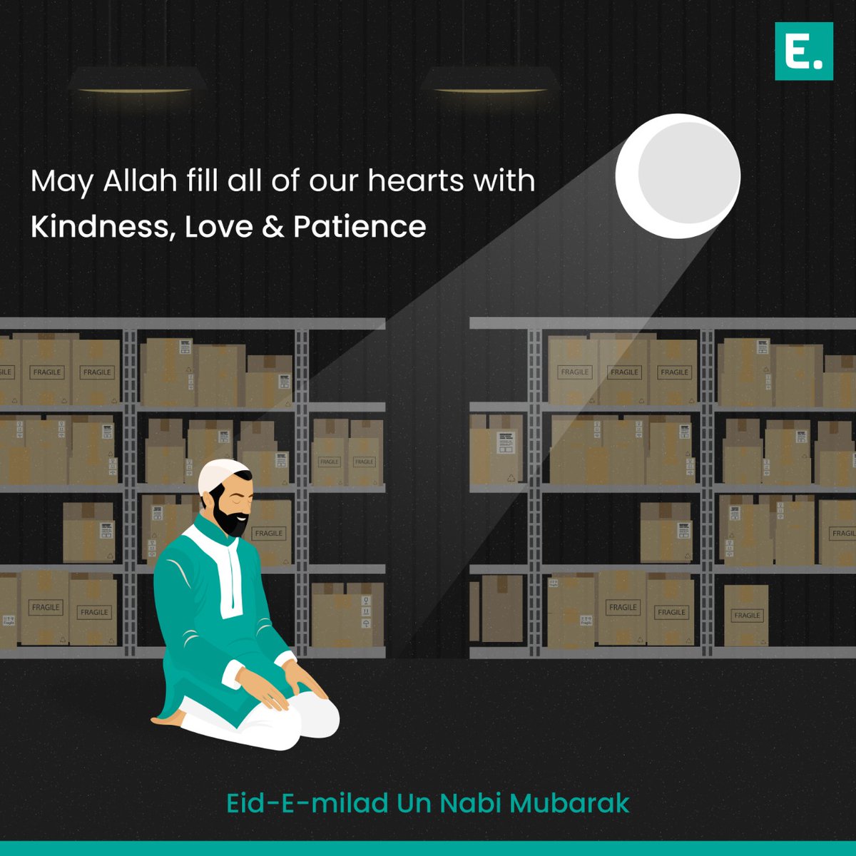 edgistify's tweet image. May the Prophet&apos;s lessons guide you every day of your life and show you the correct way to follow. Eid-e-Milad un Nabi Mubarak 

#edgistify #festive #eid #allah #india #warehousing #logistics #darkstore #supplychain #success