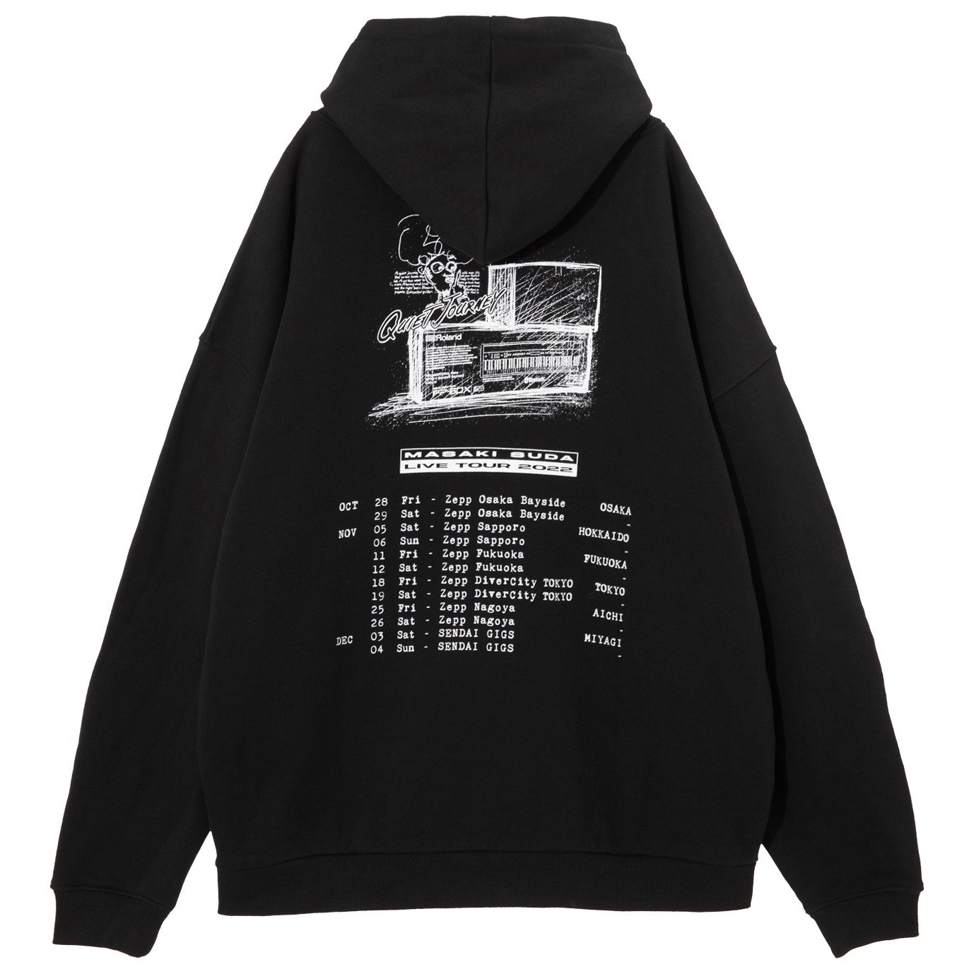 ライブグッ 菅田将暉 グレー L クワイエットジャーニーの グッズ Hoodie ライブグッ