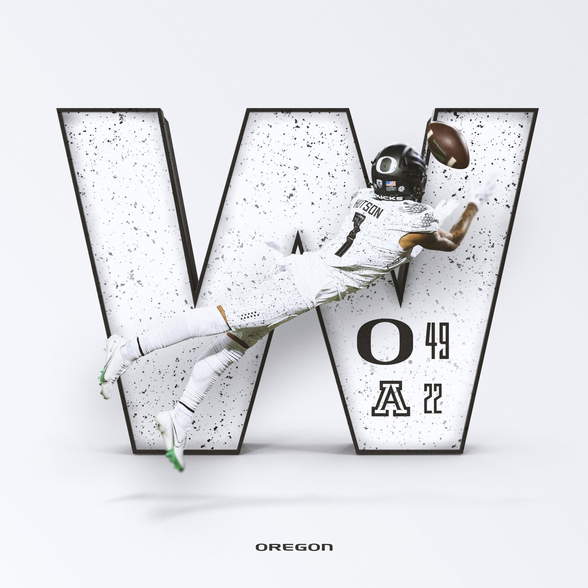 No slowing down.

@OregonFootball defeats Arizona 49-22. #GoDucks