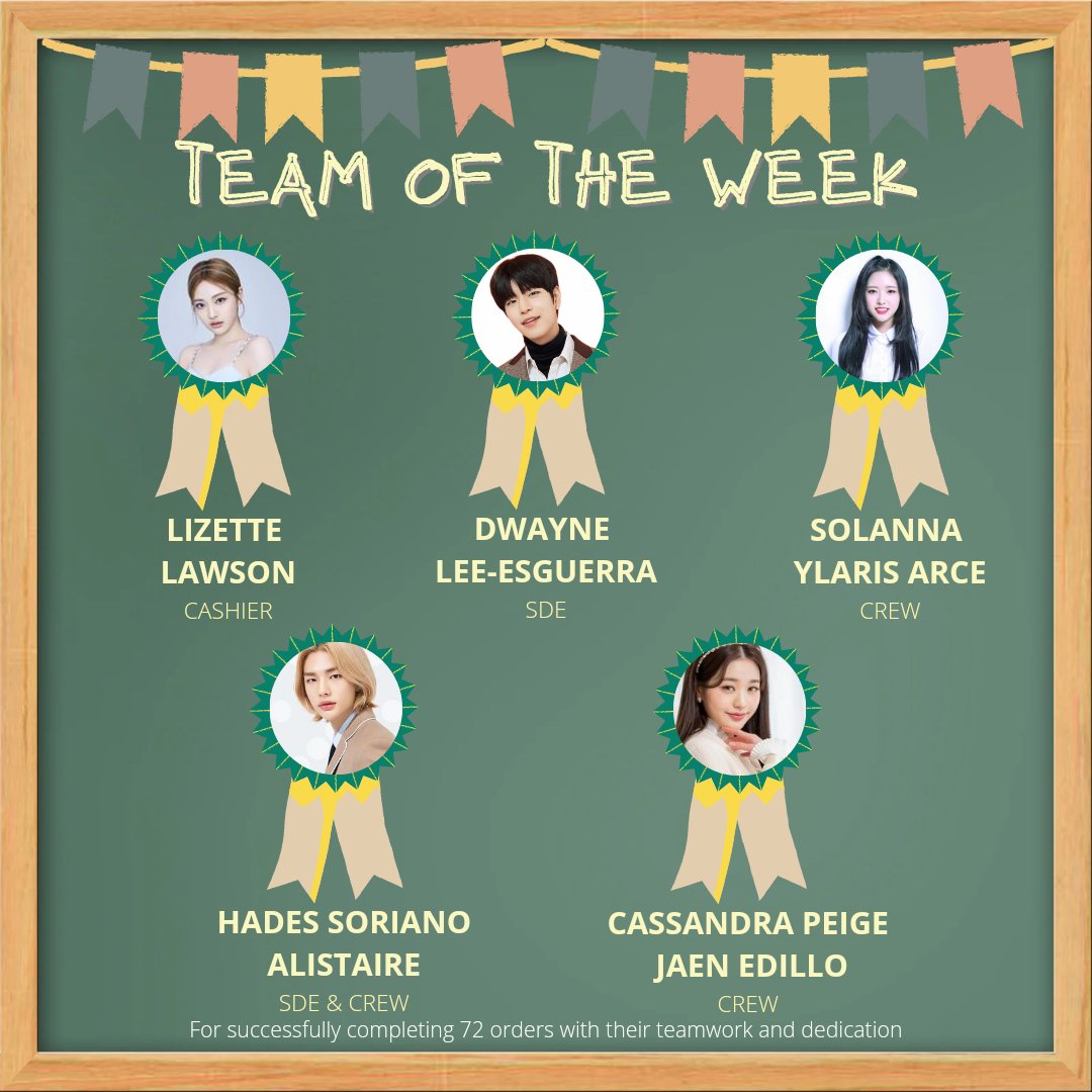 ͏

͏

           11/11 TEAM OF THE WEEK !
                   TUESDAY SHIFT !
͏         
͏

͏