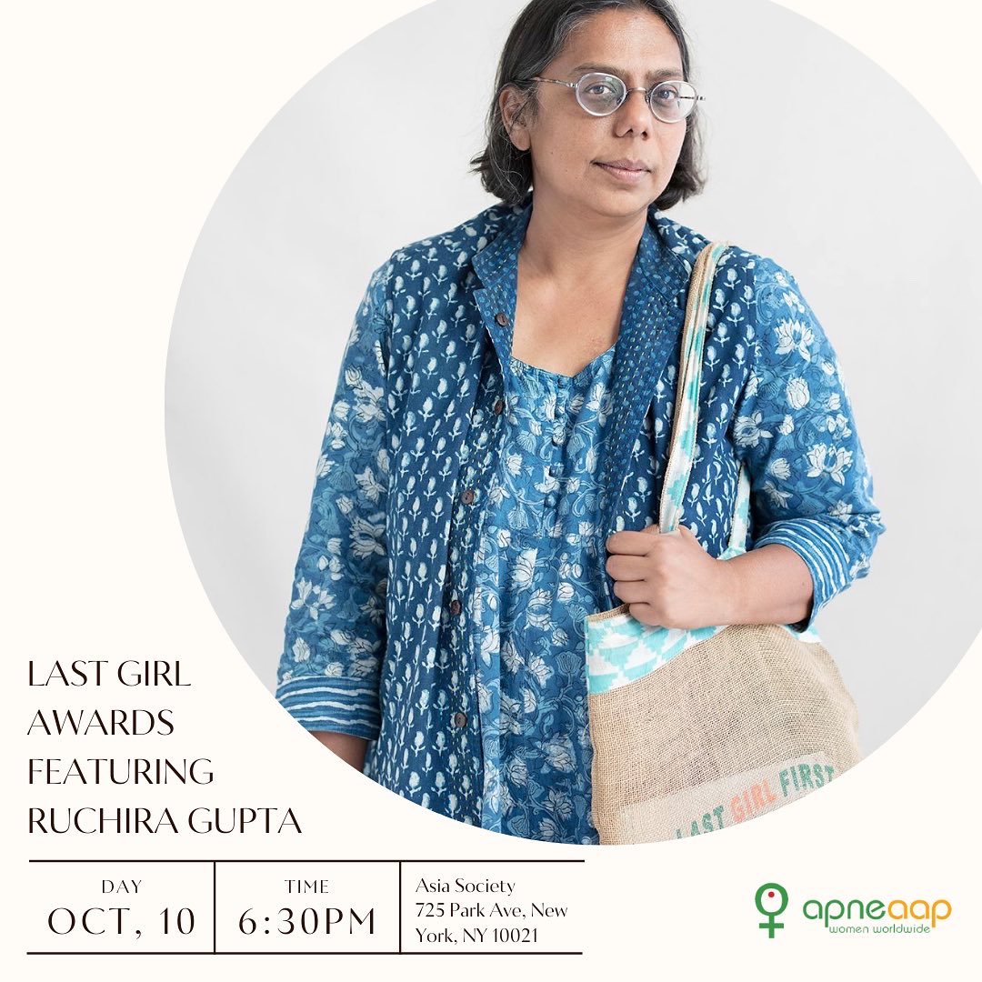 RuchiraAGupta's tweet photo. It will highlight global grassroots constructive action to eradicate child sex trafficking, recognize individuals who have stood up for The Last Girl, and feature a keynote conversation with writer @GloriaSteinem #RubySales and me
Register here - https://t.co/UsND04mxbA https://t.co/VIs83joNZX