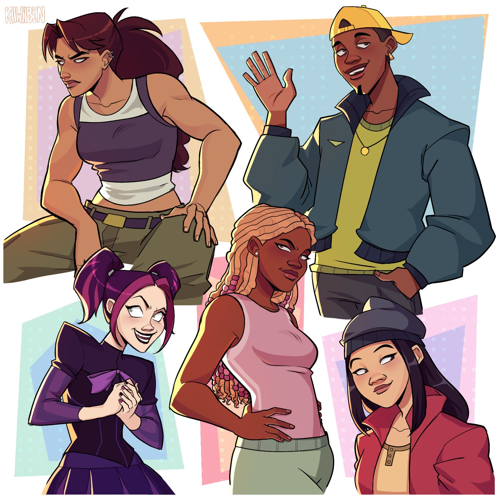 kiiwiibun on X: Drew some characters from Total Drama's new cast! Really excited to learn more about them. #totaldrama #fanart / X