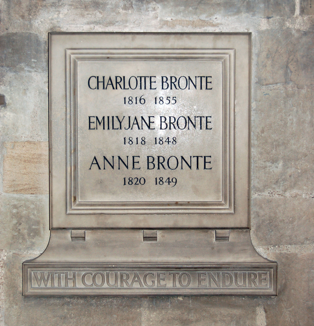 A stone tablet commemorating the Brontë sisters was erected on #onthisday in 1939 but due to the war and difficulty of travel it was not formally dedicated until 19th July 1947. 

The memorial can be found on the wall in Poets' Corner.

Discover more: westminster-abbey.org/abbey-commemor…
