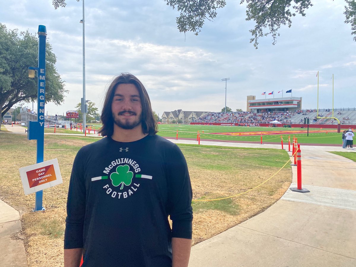 Brody50Smith's tweet photo. Excellent visit to Austin College today. Thanks for having me down. @Coach_SBoswell @Coach_DawsonRSP @RoosFootball @BMCHS_FT https://t.co/gX2xoPILg4
