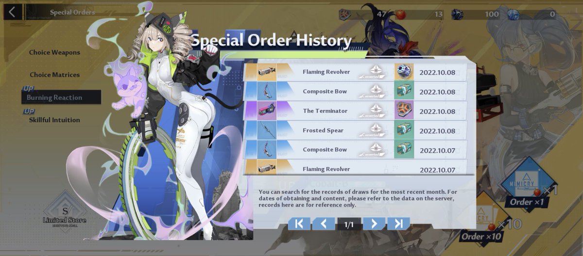 ZehelsB's tweet photo. Single pull at 40 pity!! Why can’t #GenshinImpact be this nice to me? 😭

Definitely boosting my flame team w/ 4* King + flex (Crow/Frigg/Claudia). Hopefully she comes home again at pity? 🥺

#TowerofFantasy #tower_of_fantasy #ToF #cobaltb #flamingrevolver https://t.co/G7uehd8yB9