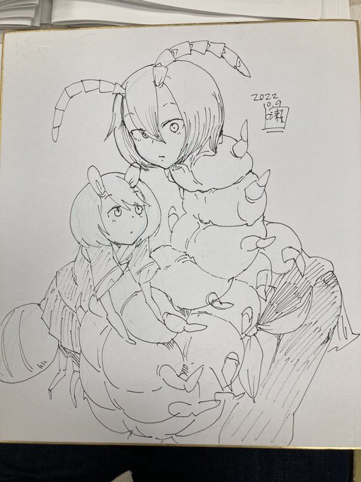 10年以上前のキャラを描かせていただいた 