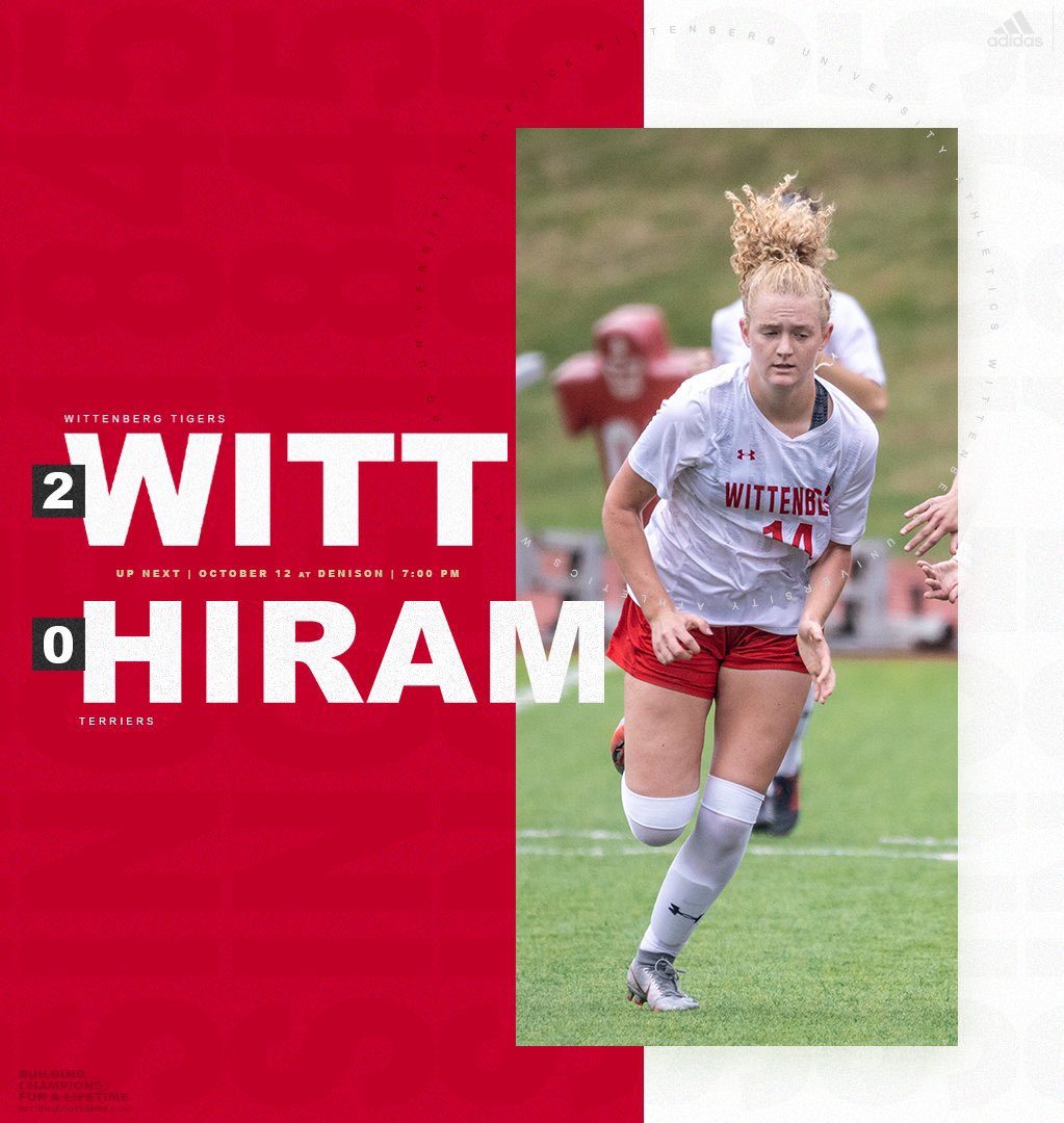 WittWSoccer's tweet photo. Great day to be a Tiger! Open up conference play with a 2-0 win at Hiram! Mullis finds Kaiser on the Corner and Hessick buries a PK! #thisisWWS #WWS #TigerUp #WEoverMe https://t.co/mrWH0trpa5