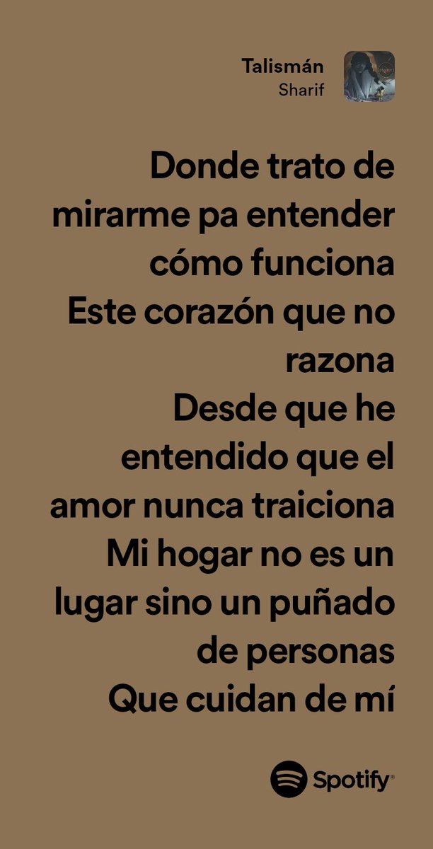 JSSMAR's tweet image. Solía dar la cara por más gente de la que realmente lo merecía.

El tiempo me llevó a entender que mi talismán son 6 personas, 3 llevan mi sangre y 3 son la familia que yo escogí; no necesito más. 

Fin del comunicado.

open.spotify.com/track/76h8muP1…