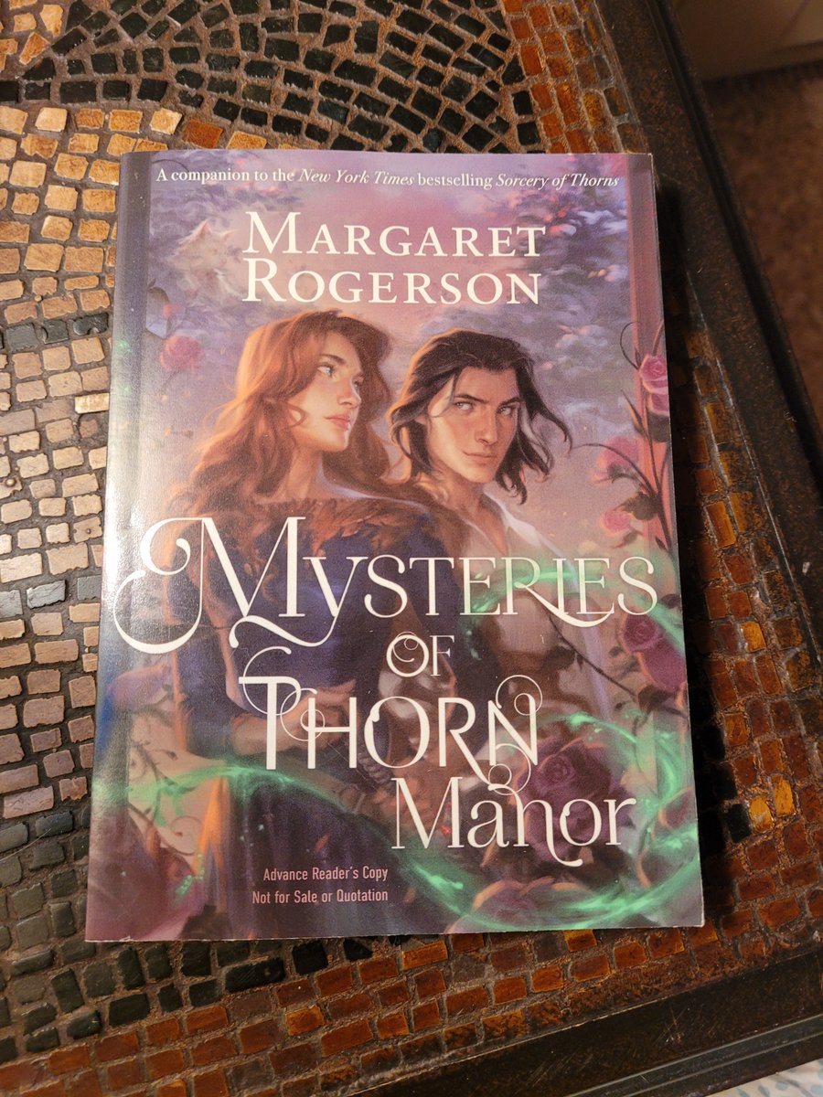 😭😭🥰😍😍🥰 -- incredibly excited to dig back into this world and these characters.

@MarRogerson #mysteriesofthornmanor #BookTwitter #booktwt #BookBoost