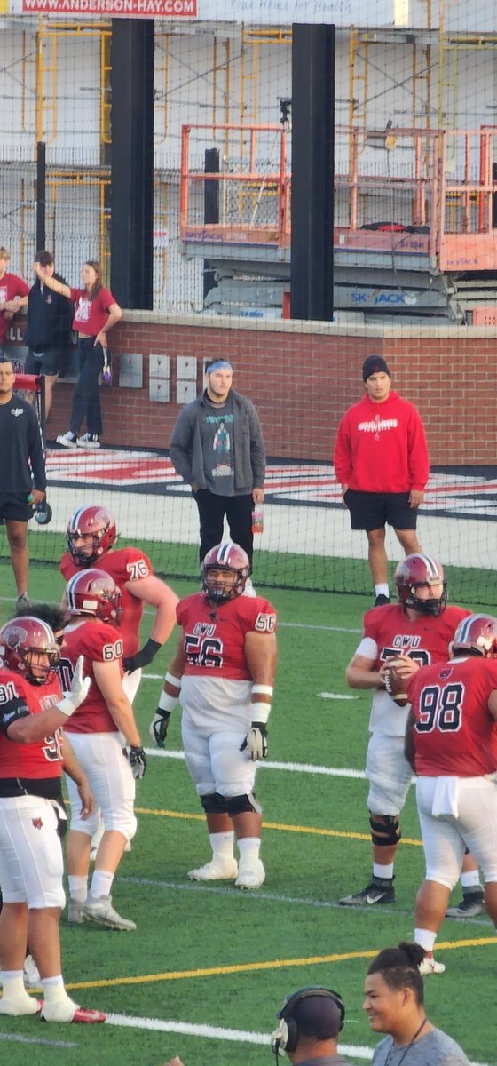 Had a GREAT visit <a href="/CWUFB/">CWU Football</a> BIG thanks to <a href="/CoachFisk/">Chris Fisk</a> <a href="/CoachRipken/">Ripken Braman</a> <a href="/CoachT_CWU/">Grant Torgerson</a> for the invite I had a great time. Came up short 16-14 vs WOU but was a great hard fought game Seen a few familiar faces <a href="/trishion1/">trishion sullivan</a> <a href="/mauga_noah/">Noah Koke-Mauga</a> on the sidelines.<a href="/SWAY_Football/">SLHS Football</a> <a href="/BrandonHuffman/">Brandon Huffman</a> <a href="/gridironsp/">GRIDIRON SPORTS + PERFORMANCE</a>