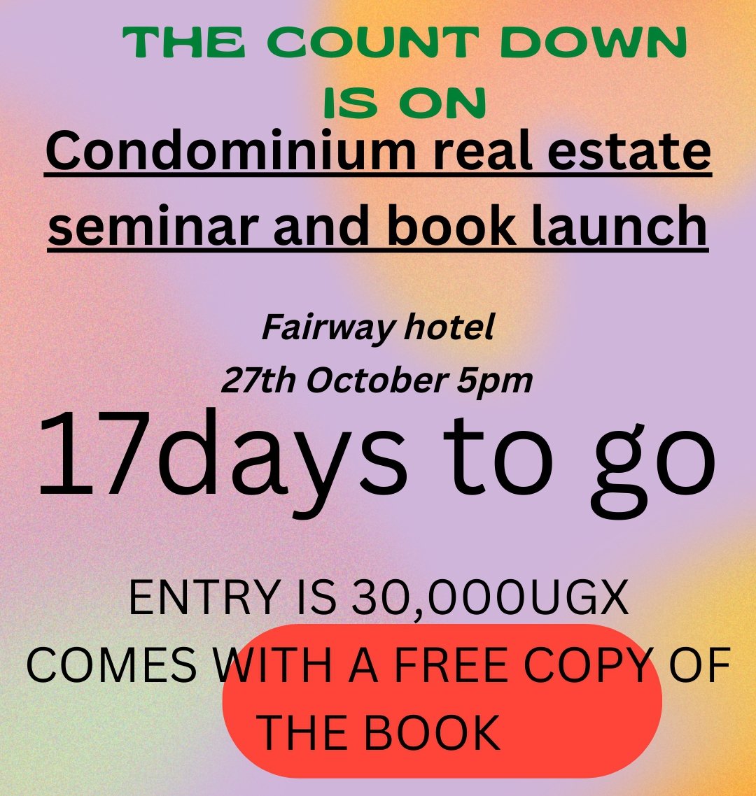 Bridging the current housing deficit
#Ugandanrealestate