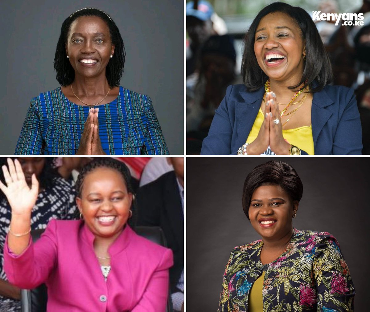 Who do you think would be Kenya's best first female president? 
1. Martha Karua
2. Susan Kihika
3. Anne Waiguru
4. Gladys Wanga