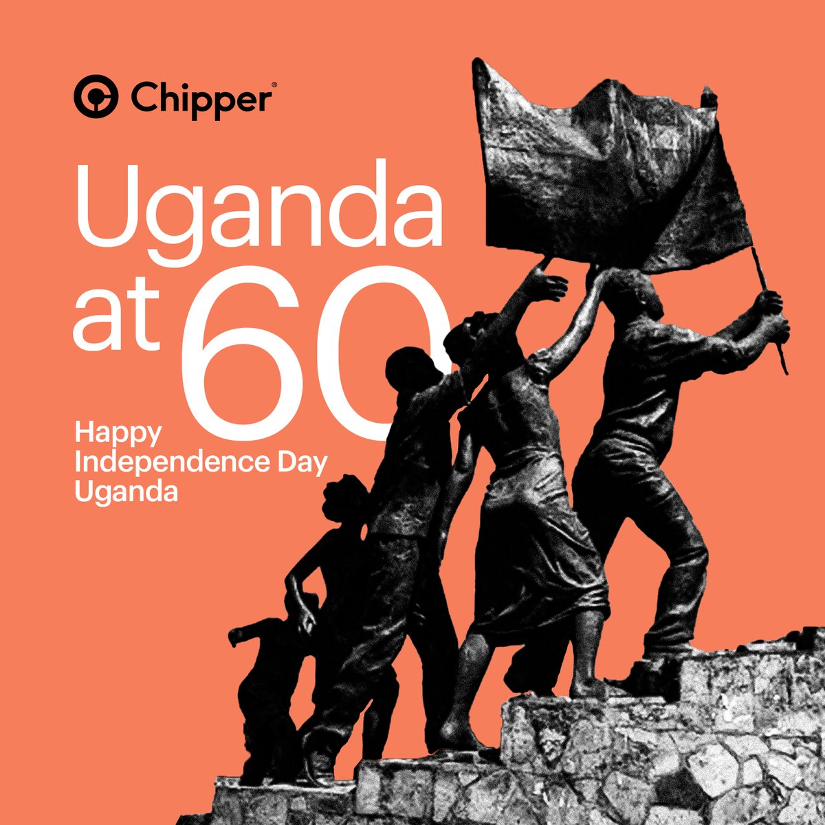 Happy Independence Day Uganda from all of us at Chipper! #UgandaAt60