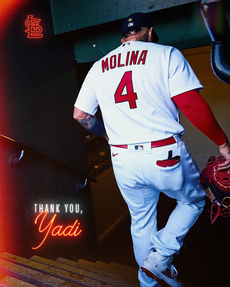 cardenales's tweet photo. Por siempre un ícono de los #STLCardenales.

Gracias por 19 increíbles temporadas vistiendo nuestro uniforme. https://t.co/paFTupUdam