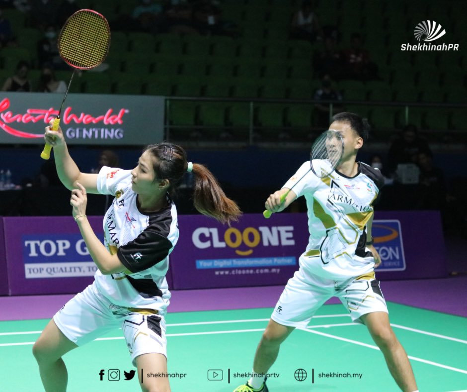 shekhinahpr's tweet photo. RESULTS: #SRPLP 3rd/4th place
Sena Bangkok Club 5-10 Puchong United BC
#SBC Pongsakorn Thongkham/Atitaya Povanon vs PUBC Tan Kian Meng/Goh Liu Ying
6-11 8-11 11-6 8-11
#SENHENGredONEPurpleLeagueProfesional
#PurpleLeague
#BadmintonMalaysia
#ShekhinahPR
#HardworkBeatsTalent https://t.co/SfSG6SH67g