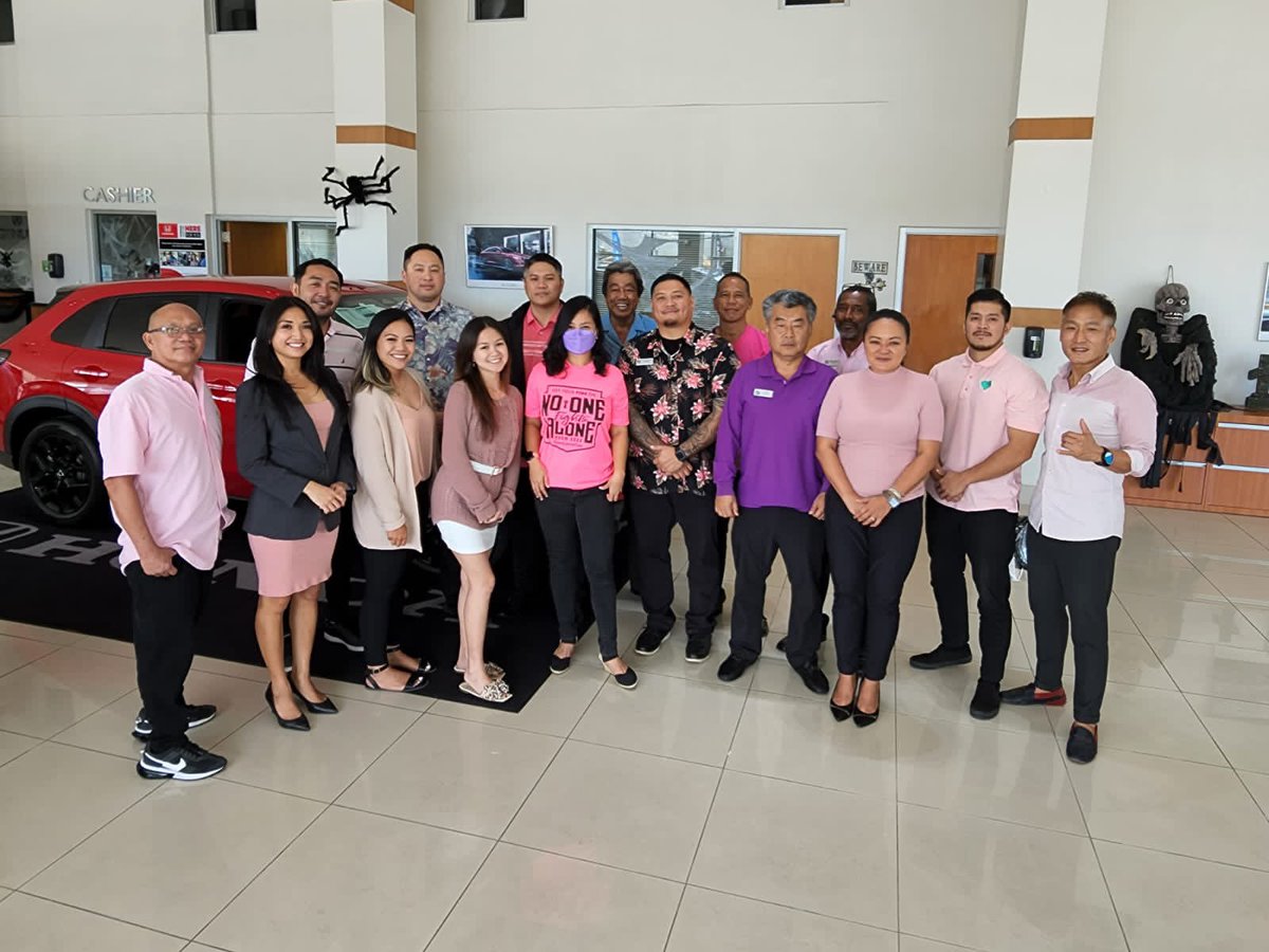 glennbeng1111's tweet photo. Triple J Honda show support for Breast Cancer Awareness month.
#getyourpinkon 👚 https://t.co/yFFyXpuEtr