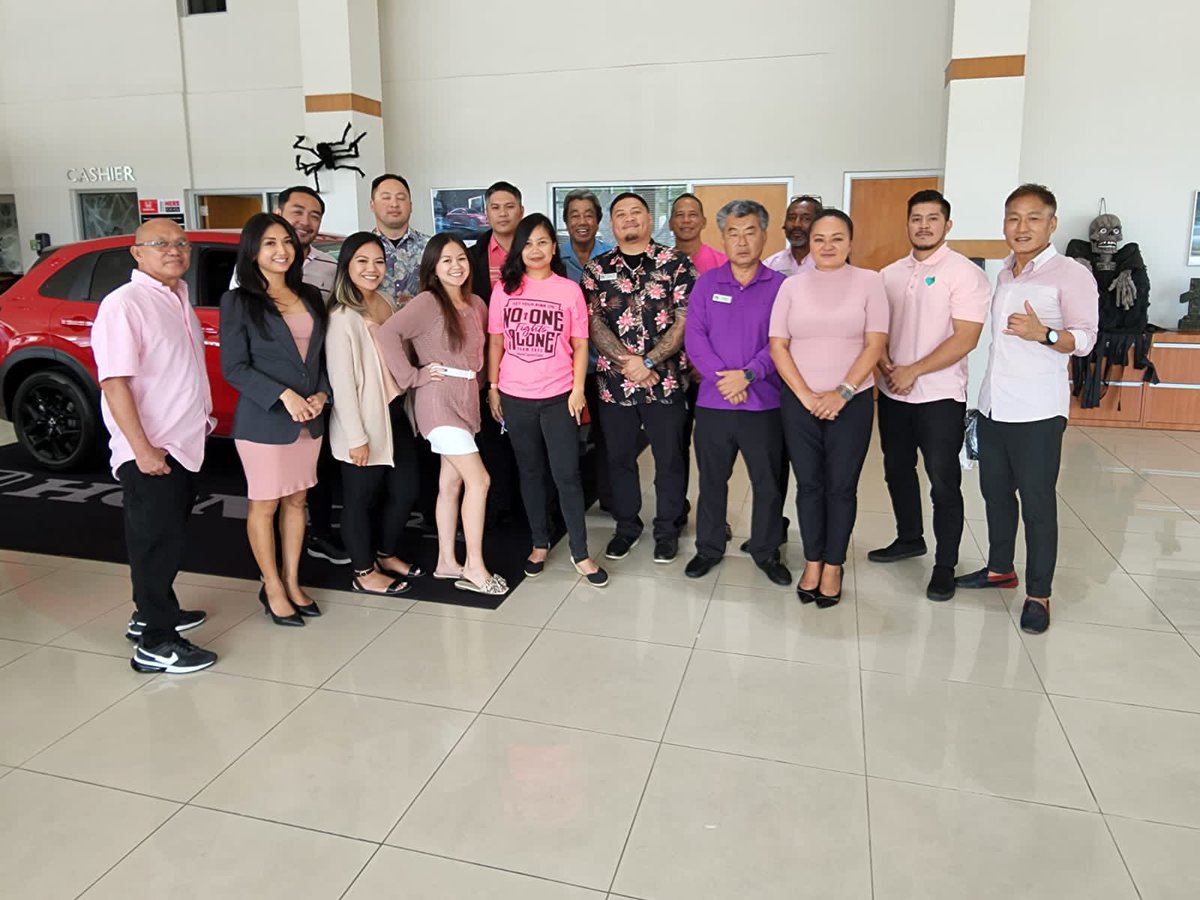 glennbeng1111's tweet photo. Triple J Honda show support for Breast Cancer Awareness month.
#getyourpinkon 👚 https://t.co/yFFyXpuEtr