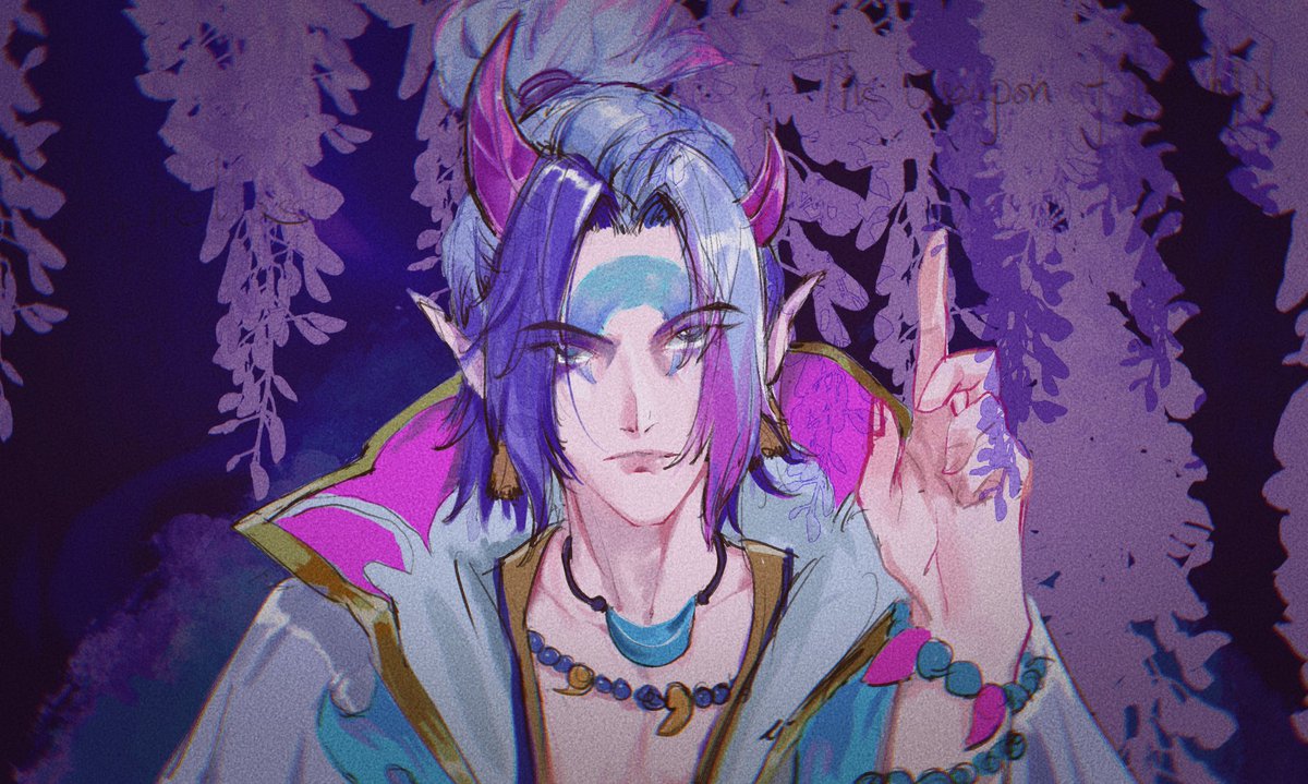 rendainoneneko's tweet photo. 看完了上午的s赛顺便摸了亲亲哑巴wife

#Aphelios
#LeagueOfLegendsFanArt https://t.co/n35Vf7S7Xk
