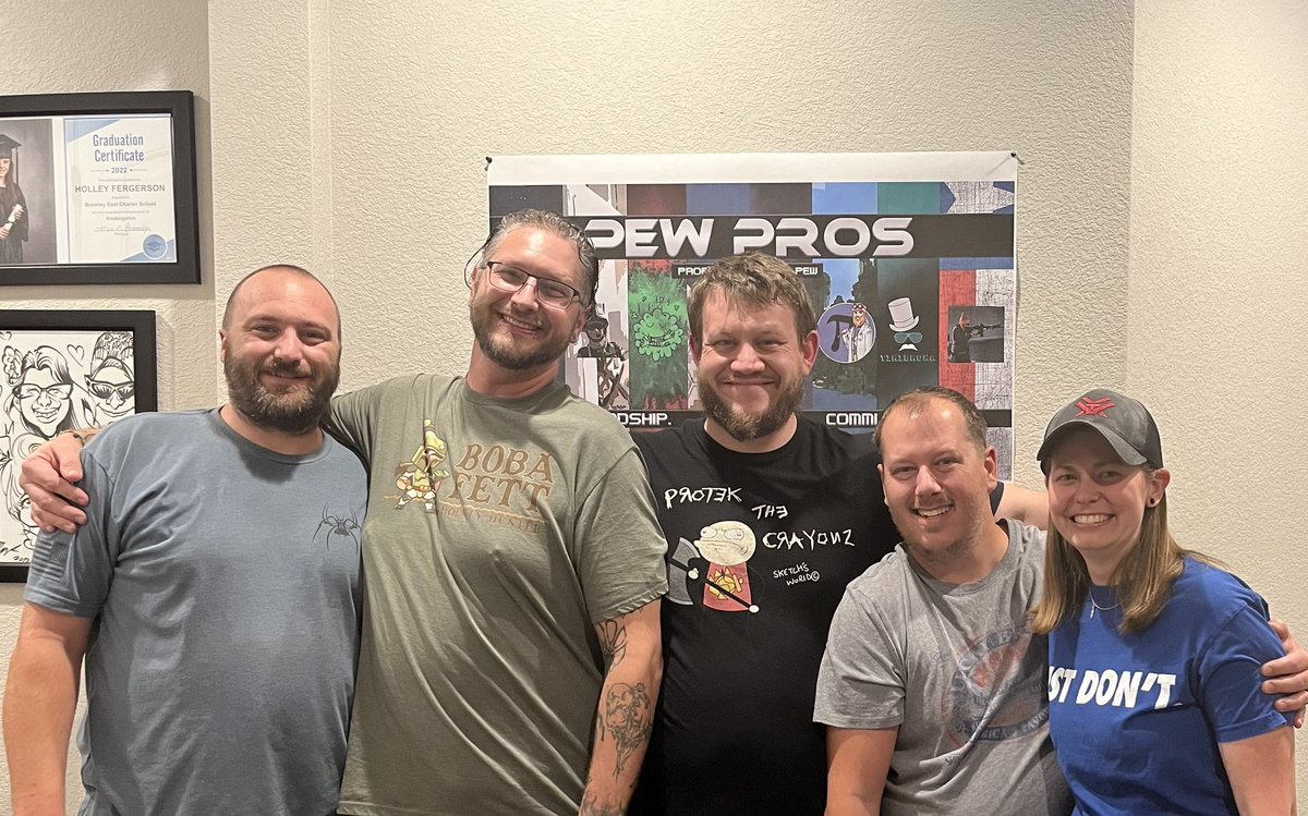 CobraCrumbCake's tweet photo. First ever #PPCON was a wild success. Can’t wait to get the PewPros back together soon.
#PPCON2022 https://t.co/gxTAhBn2Oq