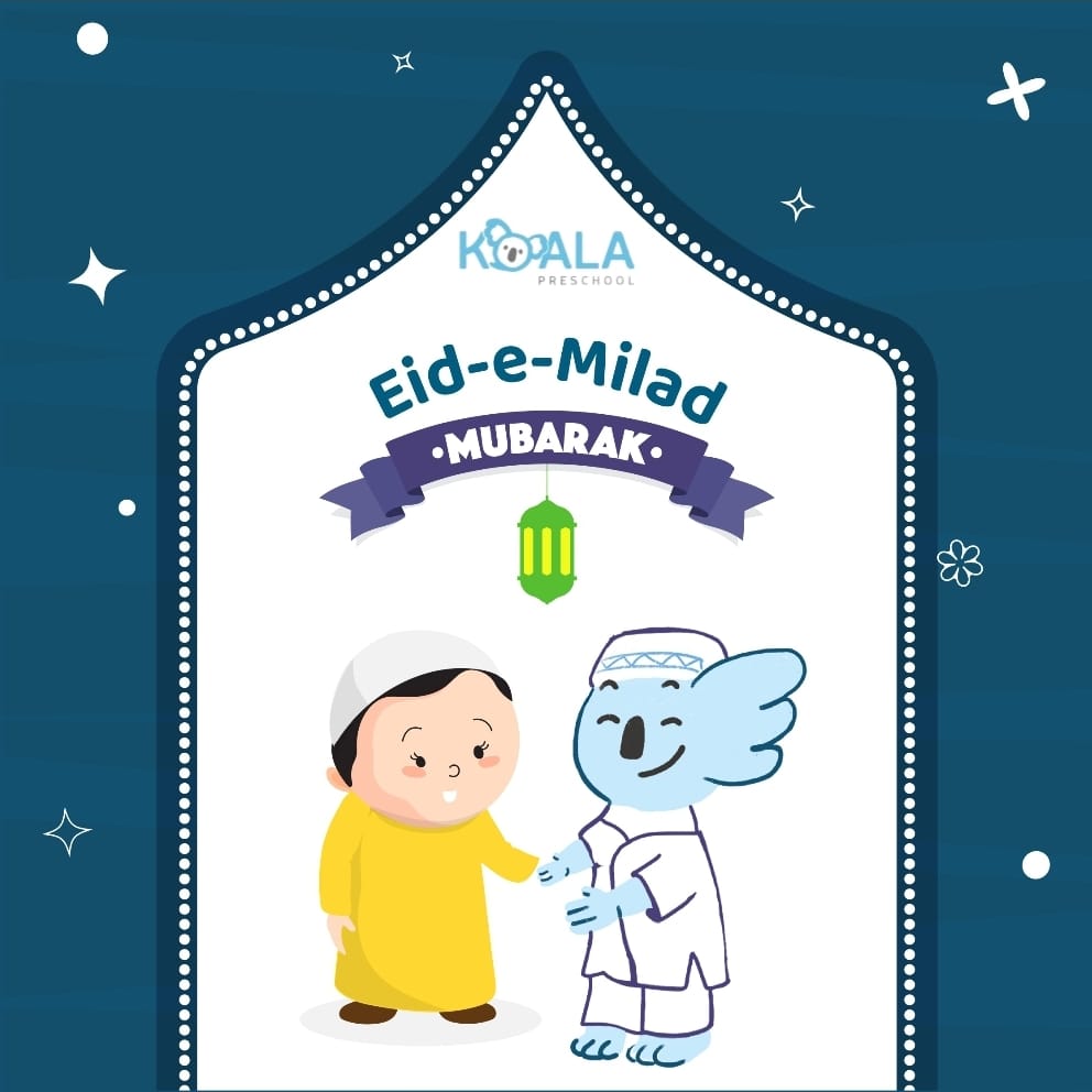 koalapreschool's tweet photo. Koala wishes you a very Happy Eid-e-Milad!

#koala #koalapreschool #eidemilad #eid2022 #eid #eidmubarak https://t.co/MGvTs4vtRp