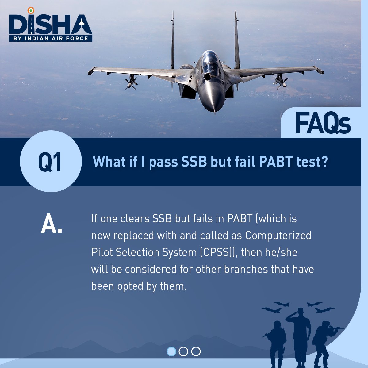 CareerinIAF's tweet photo. Answering some common questions regarding the flying branch. Still doubtful? Leave your queries in the comments section.
 
To join the Indian Air Force as an officer, please visit: https://t.co/VeFpy14xit

#IAF #IndianAirForce #DISHAbyIndianAirForce #IAFFacts #FAQs https://t.co/tYLMra4XEt
