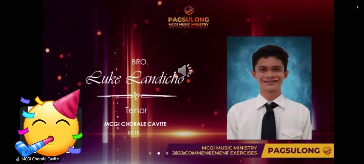 lukeglandicho23's tweet photo. Sa Dios ang lahat ng karangalan at kapurihan magpakailanman!! π₯Ίβπ»π
#MCGIMusicMinistry
#Pagsulong2022 https://t.co/7fTmOS9Bfo