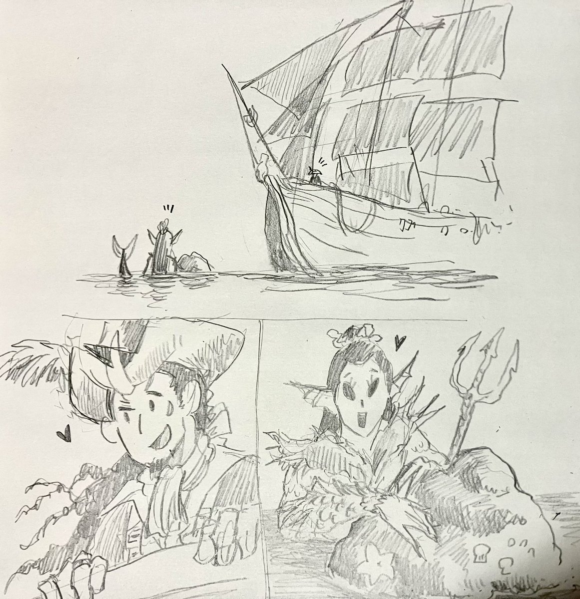 人魚姫かと思ったら半魚人だし、王子様かと思ったら海賊だった回 