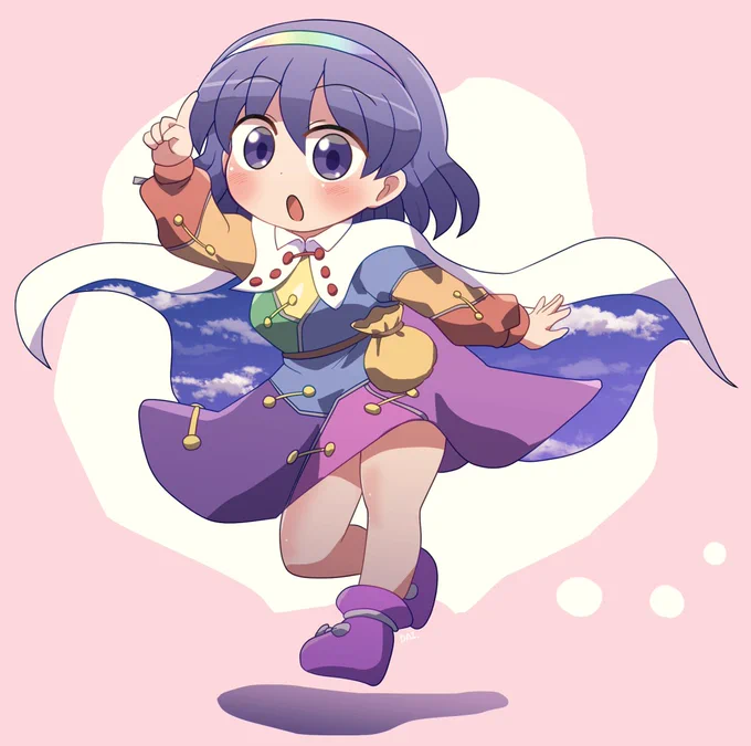 元気なちまたん #10月9日は天弓千亦の日 #おは東方 