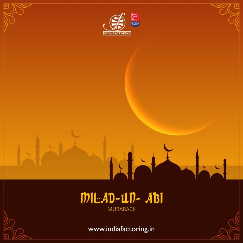 FactoringIndia's tweet photo. Team India factoring wishes you all a very happy Eid-e-Milad 🌙🤲🧎‍♂️

#india #finance #eid #festival #celebration #economy #export #cfo #world #eidmiladunnabi https://t.co/VkkSjMHG6z