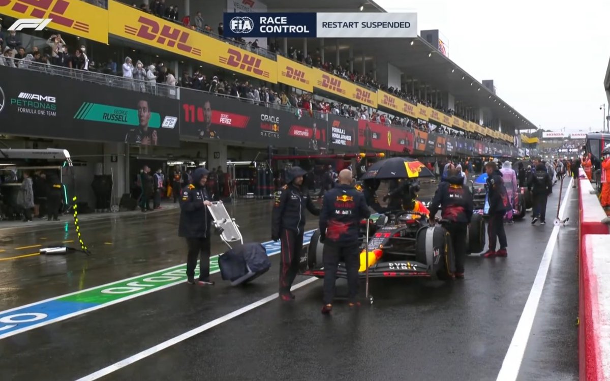 ⚠️ Yarışın yeniden başlaması askıya alındı.

#F1 #SuzukaGP #F1Takvimi