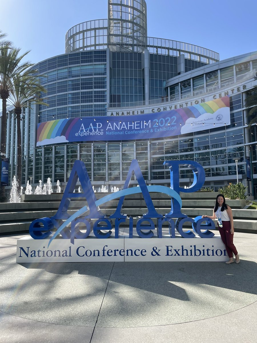 So excited to attend #AAP2022 in person as part of <a href="/AAPSOPT/">AAP Peds Trainees</a> and see old friends, make some new ones, and be inspired by all the amazing pediatricians around me!