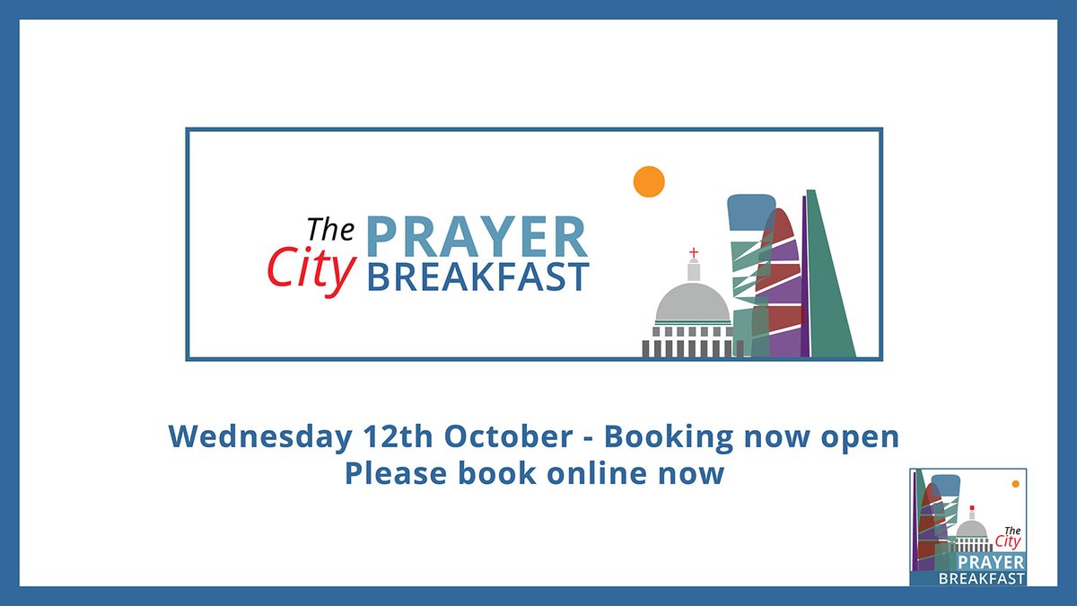 We are hosting <a href="/CityBreakfast/">The City Prayer Breakfast</a> on Wednesday, 8am. #thecityprayerbreakfast has for many years provided an annual focus for people who work in, or who have a heart for, the City of London to meet together and pray in the name of Jesus. cityprayerbreakfast.co.uk <a href="/CityBreakfast/">The City Prayer Breakfast</a>