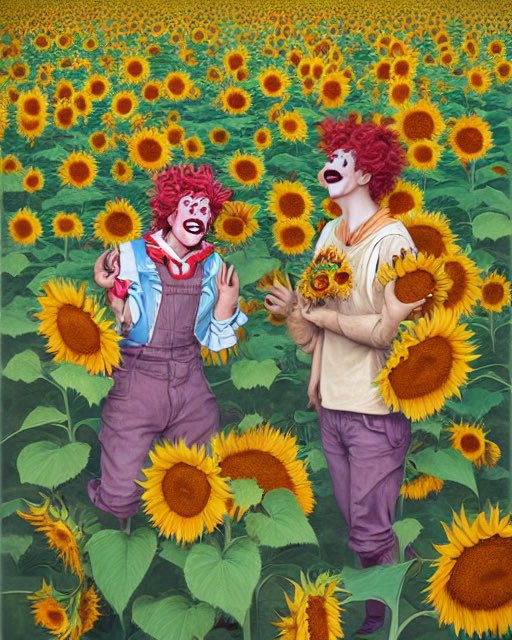 HiFelix_ANTI's tweet photo. Made this on the @get_starryai pretty cool - clown art #ai #ArtificialIntelligence #aiart https://t.co/hFi2TodBUY