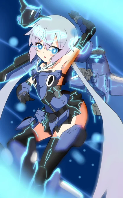 続 #あなたのあお色の作品を見せてください スティ子その2 