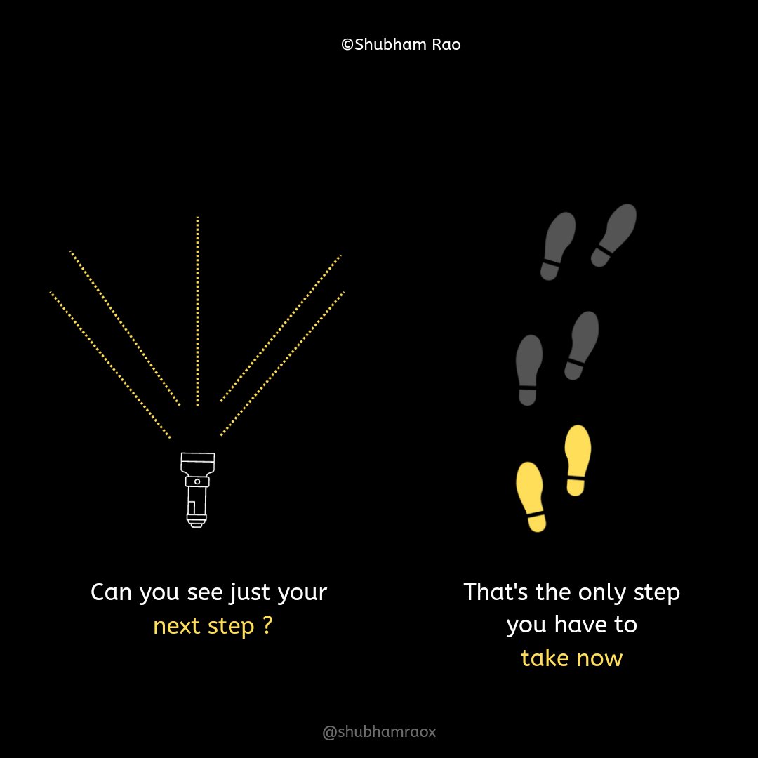 creatorshubhamm's tweet photo. Take that step, Don't Get overwhelmed by the Journey ahead. https://t.co/h4yXX5nVHb