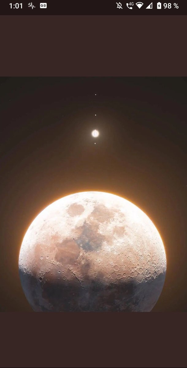 Jose29419895's tweet photo. @redbullracing Pus mientras espero yo veo la luna y Júpiter juntos https://t.co/17HBe99Rfx