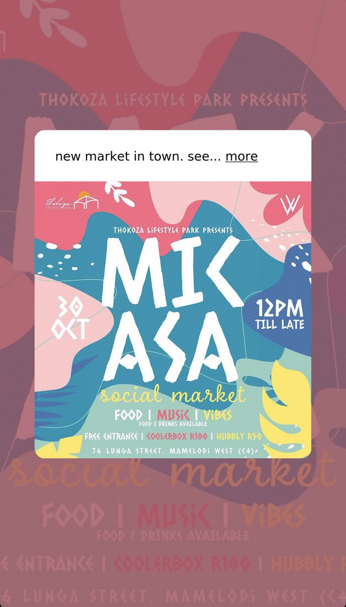 VeraVisuals's tweet photo. 30 October #MicasaSocialMarket 🌴 https://t.co/B8FOblRTHG