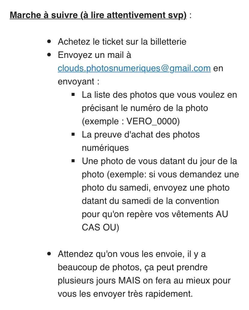 CloudsCon's tweet photo. #CACOS4 ⭐️
Les photos numériques sont disponibles!
Lisez bien la marche à suivre ci-dessous
Fin: Dimanche 16 Octobre à 23h59
🎟 https://t.co/cJQXsor1Kf
On s’engage à vous les envoyer dans les 3J suivant votre commande ❤️ https://t.co/DaEnqXc9zs