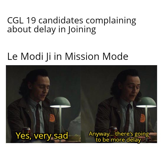 TheAarGee's tweet photo. Atleast give us a date when this so called portal will launch, this uncertainty is painstakingly depressing.😑
#remove_hold_from_joinings
#joining_delayed_by_mission_mode 
@narendramodi @PMOIndia @DoPTGoI @drjitendrasingh @RahulGandhi  @ArvindKejriwal  
@aajtak @hanumanbeniwal https://t.co/wTDntPJ5hX