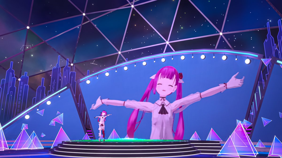 ecochin's tweet photo. ・CROWK
・潮成実
・焔魔るり

 #VRMF https://t.co/i3NrlkHS68