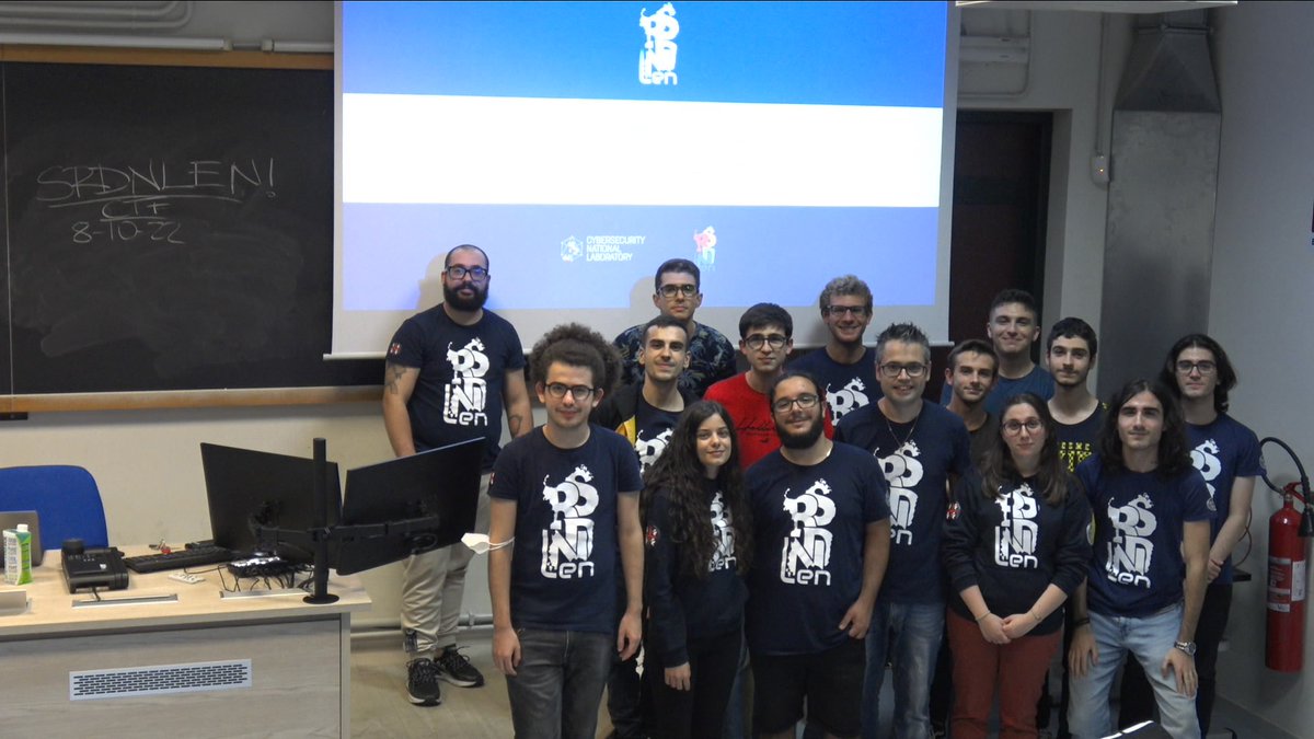 Sardinia Len (Srdnlen) (@srdnlen) on Twitter photo Congratulations to toh for winning our CTF :-). Very special thanks to all the people who worked on the challenges, to <a href="/CyberSecNatLab/">Cybersecurity National Lab</a> and <a href="/GaspareFerraro/">Gaspare Ferraro</a> for their wonderful support, to <a href="/univca/">Università degli Studi di Cagliari</a> for hosting us, and to all the participants! We hope you had fun! See you next year! Congratulations to toh for winning our CTF :-). Very special thanks to all the people who worked on the challenges, to <a href="/CyberSecNatLab/">Cybersecurity National Lab</a> and <a href="/GaspareFerraro/">Gaspare Ferraro</a> for their wonderful support, to <a href="/univca/">Università degli Studi di Cagliari</a> for hosting us, and to all the participants! We hope you had fun! See you next year!
