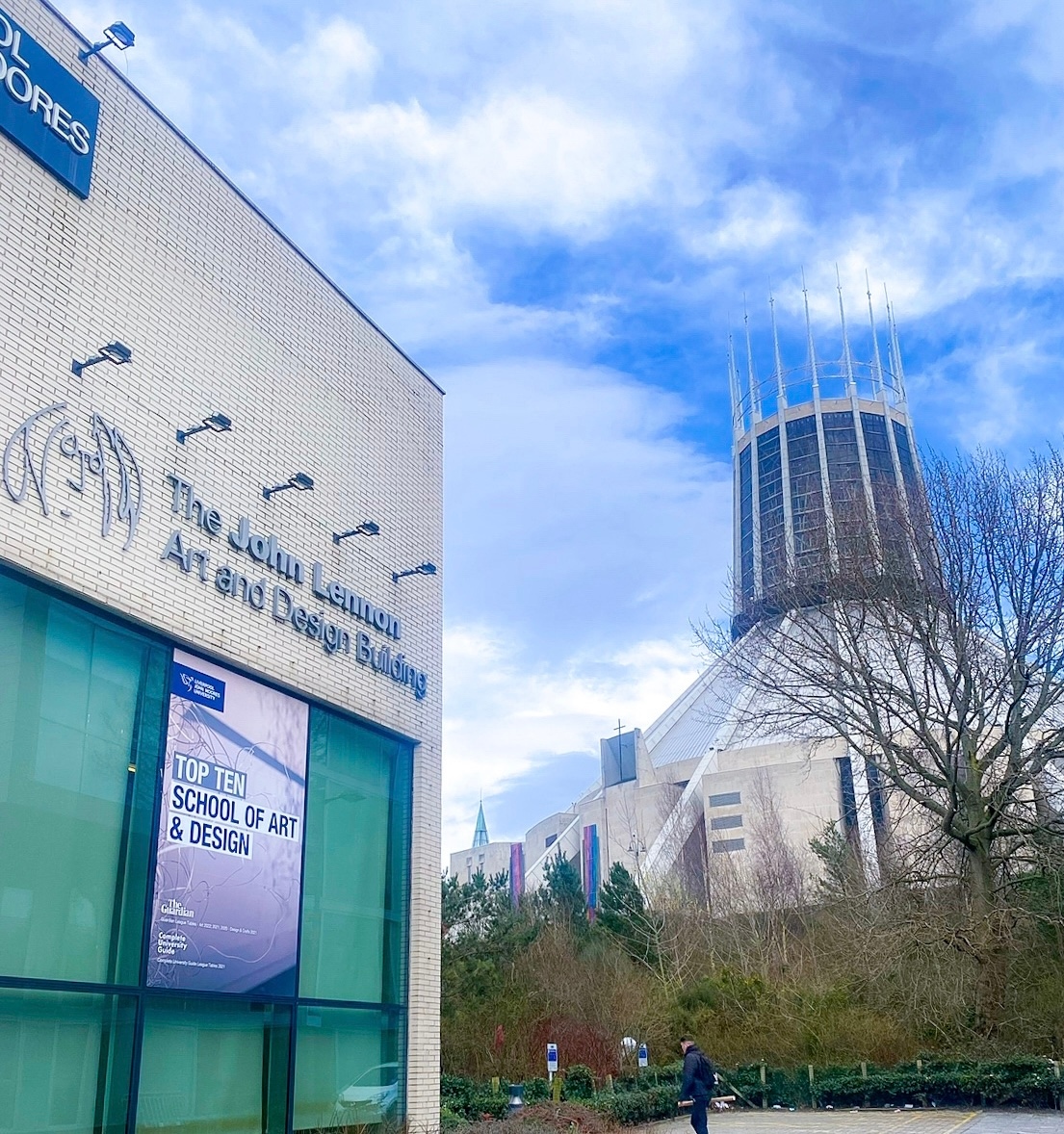 LJMU's tweet photo. Today would have been #JohnLennon's 82nd birthday. Did you know that he studied art here with us in 1957 which is why our art building is named after him? 

#Johnlennon #Artschool #LJMUtogether https://t.co/Vul5HKeatN