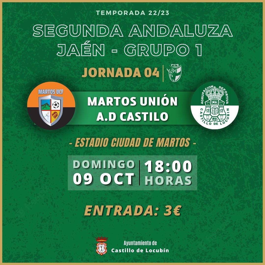 ADCastilloL's tweet photo. ¡HOY JUGAMOS! 💚

#ADCastillo #CastilloDeLocubín https://t.co/amMRcClNci